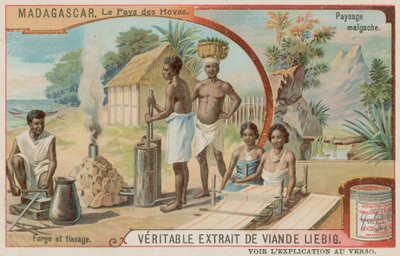 The Land of the Hova: A Forge, a Weaving Loom and the Madagascan Countryside by European School